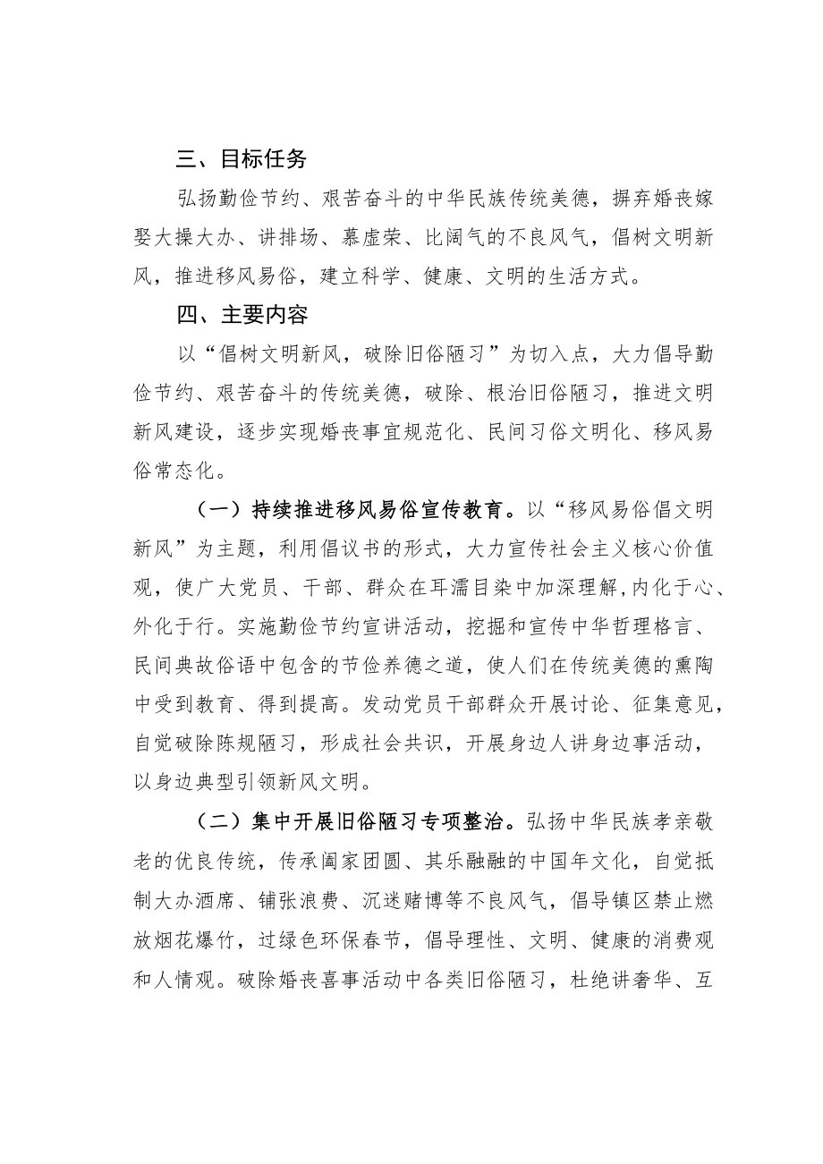 某某镇关于开展移风易俗活动的实施方案.docx_第2页