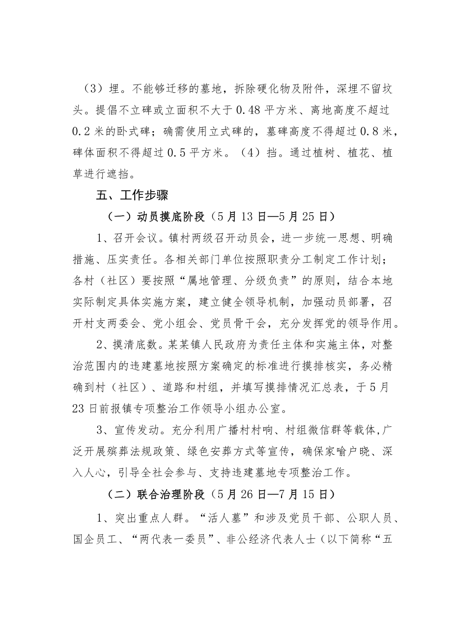 某某镇违建墓地专项整治行动实施方案.docx_第3页