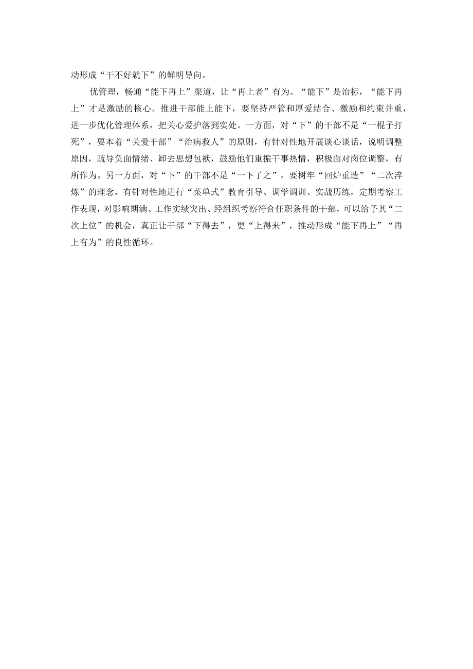 研讨发言：“能上能下”激励“担当作为”.docx_第2页