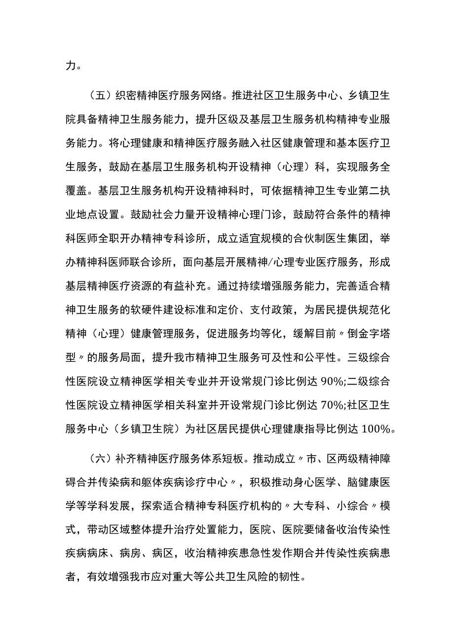 加强和改善精神医疗服务实施方案.docx_第3页