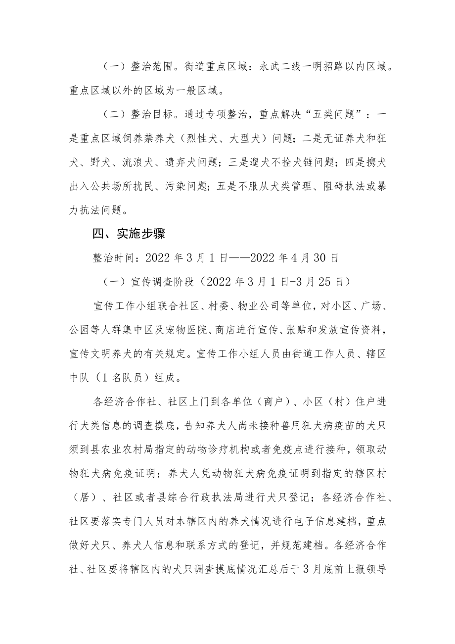 养犬管理专项整治实施方案.docx_第2页