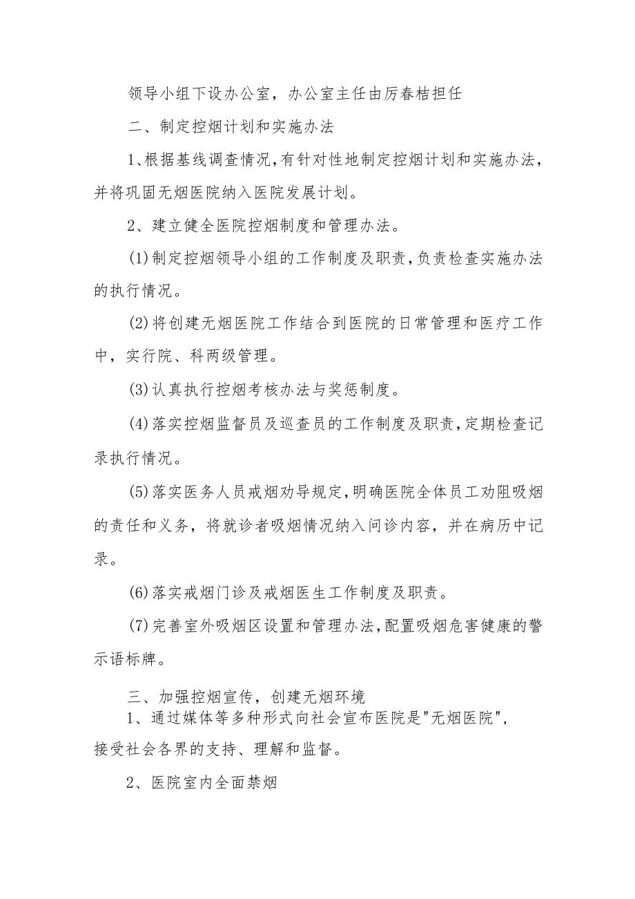 医院年度控烟工作计划总结.docx_第2页