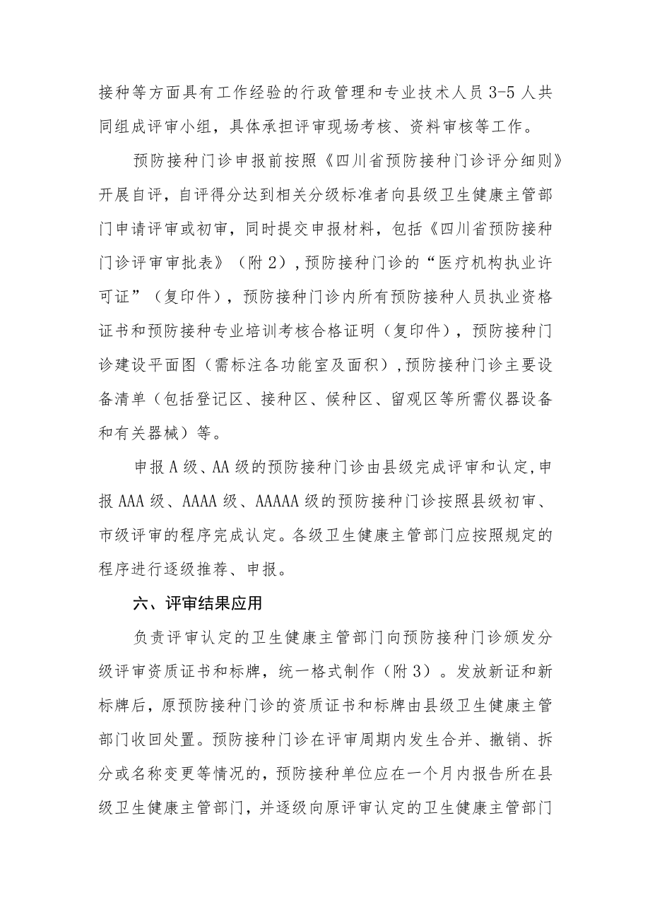 四川省预防接种门诊分级评审方案（2022年版）.docx_第3页