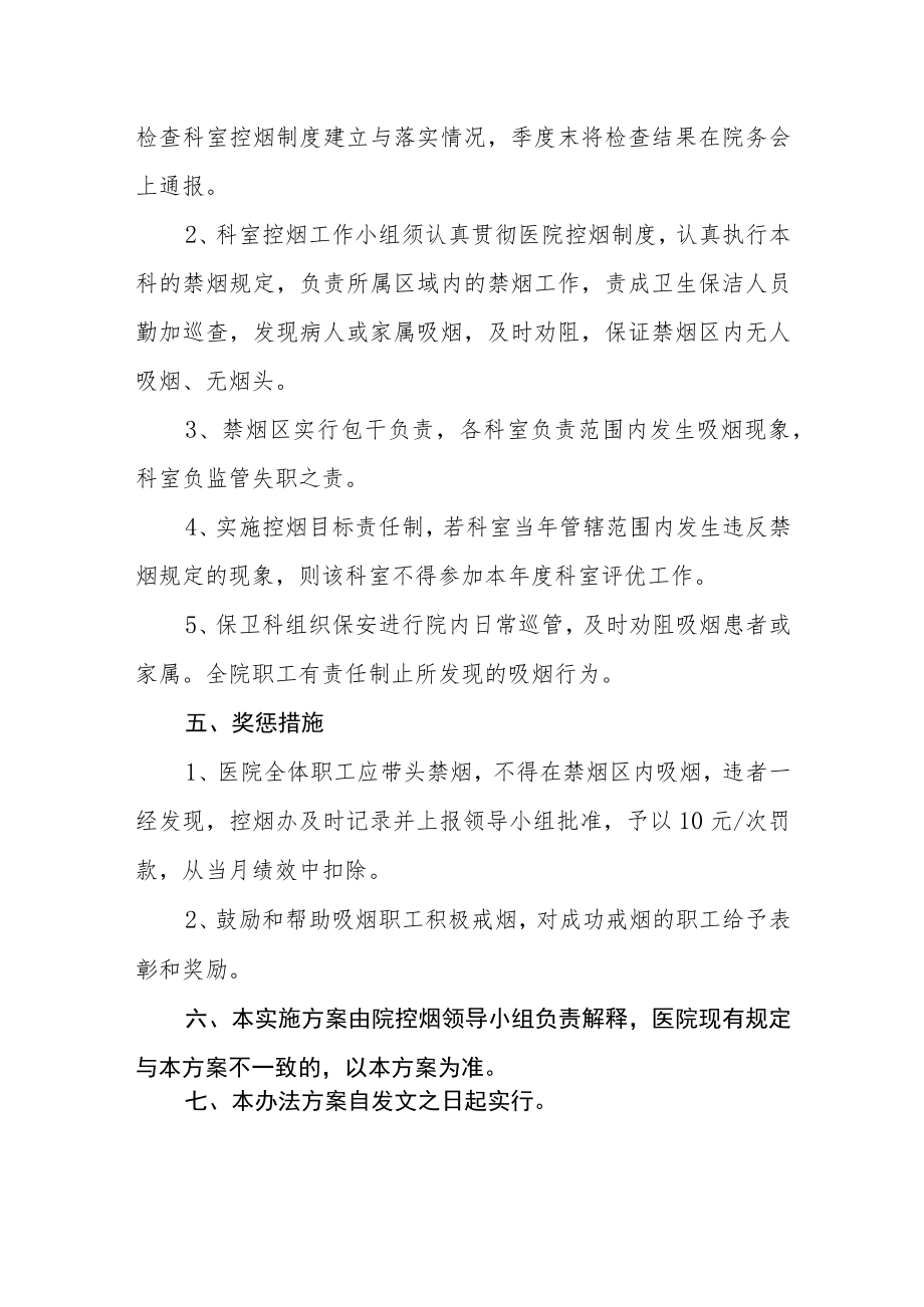 卫生院无烟医院建设管理办法.docx_第3页