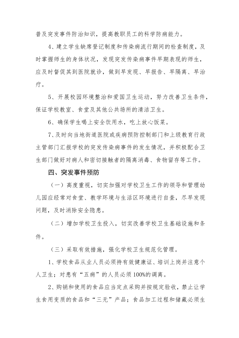 初级中学卫生防疫应急预案二篇.docx_第3页