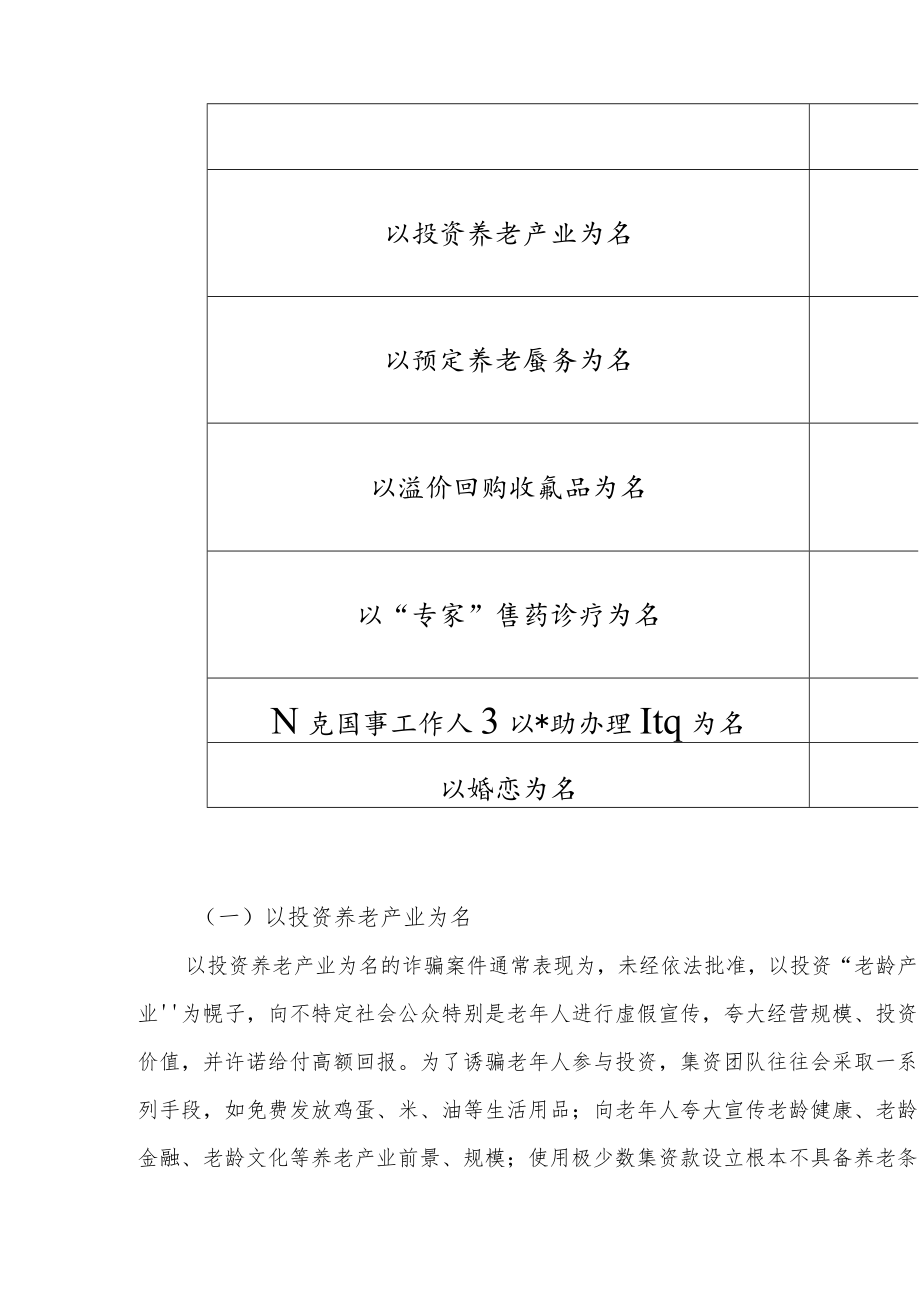 关于整治养老诈骗专项行动的案例分析与政策建议.docx_第3页