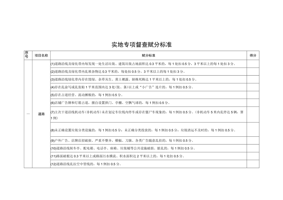 实地专项督查赋分标准.docx_第1页