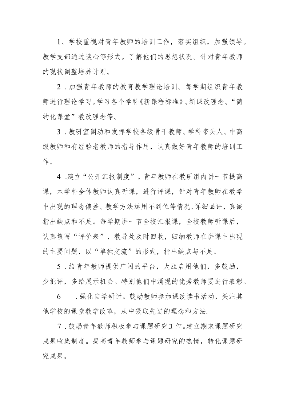 学校青年教师培养计划.docx_第2页