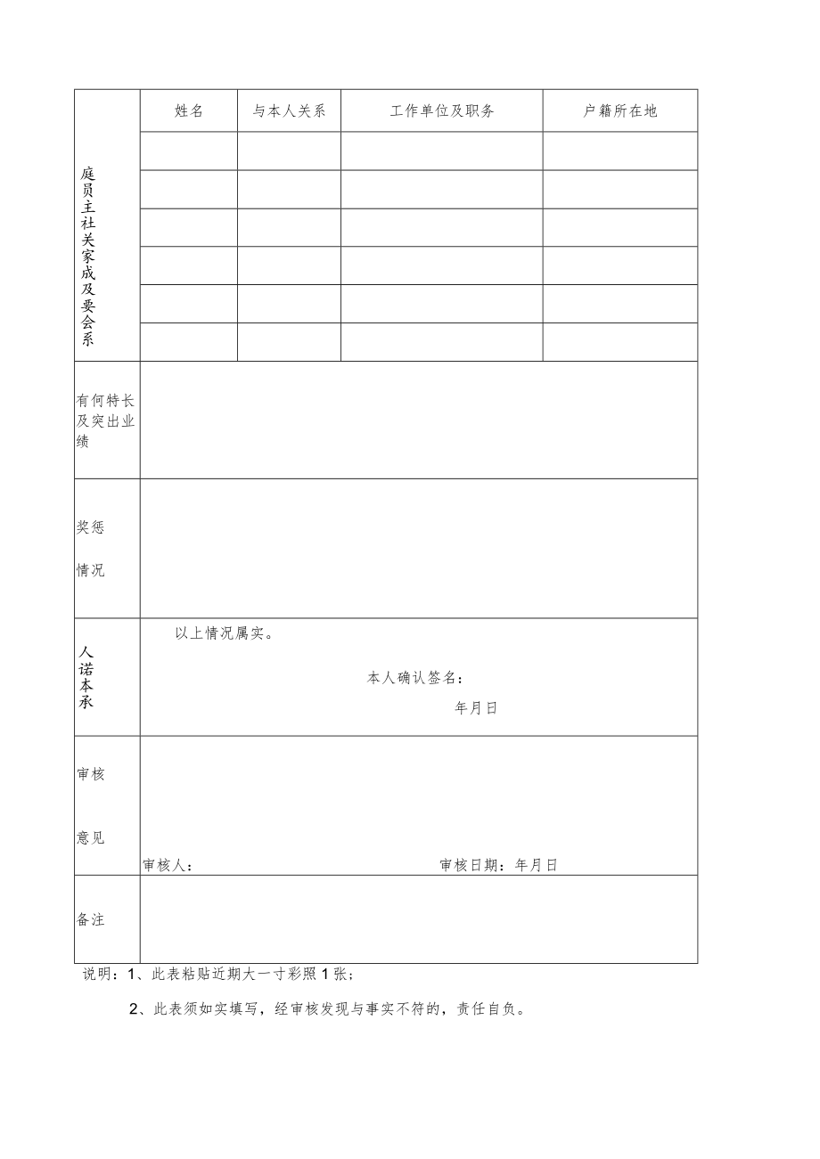 广东省事业单位公开招聘人员报名表.docx_第2页