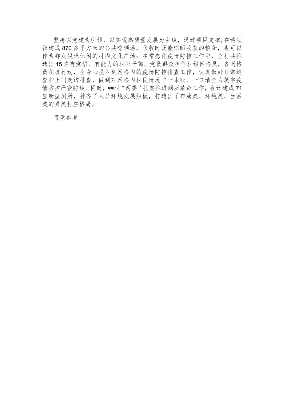 坚持党建引领“筑堡垒”奏响乡村振兴“最强音”（经验材料）.docx_第3页