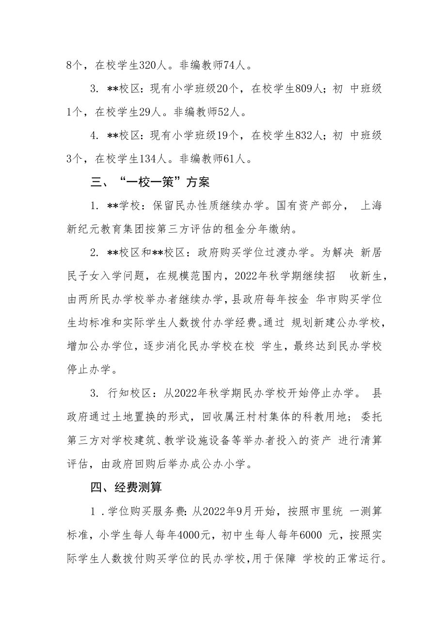 民办义务教育学校“一校一策”规范方案.docx_第2页