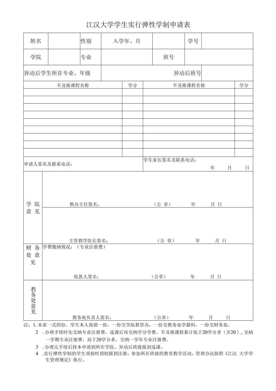 江汉大学学生退学审批表.docx_第1页