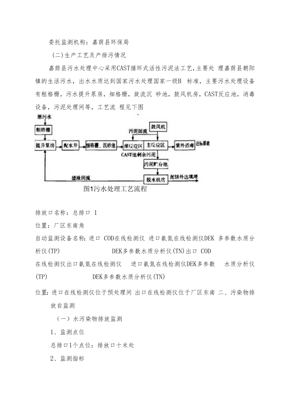 黑龙江嘉荫县污水处理中心自行监测方案.docx_第3页