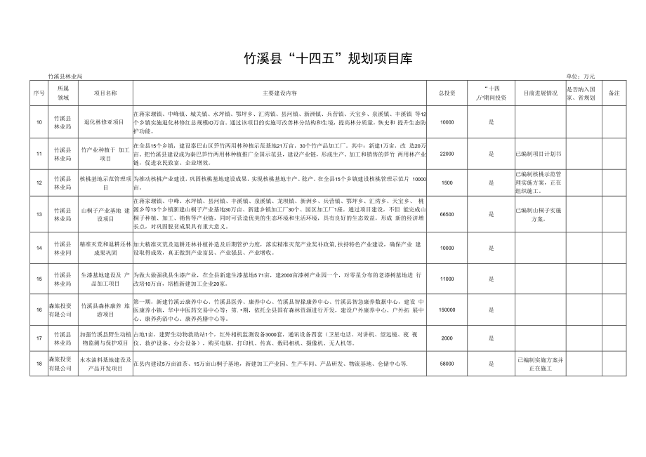 竹溪县“十四五”规划项目库.docx_第2页