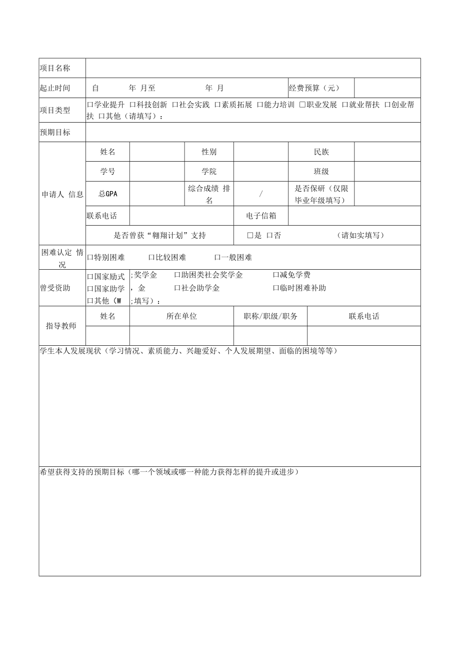 项目中国农业大学“翱翔计划”学生发展支持项目申请书.docx_第3页