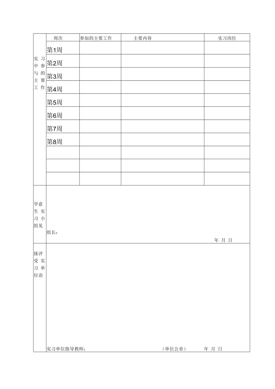 贵州大学法学院级专业学生毕业实习鉴定表.docx_第3页