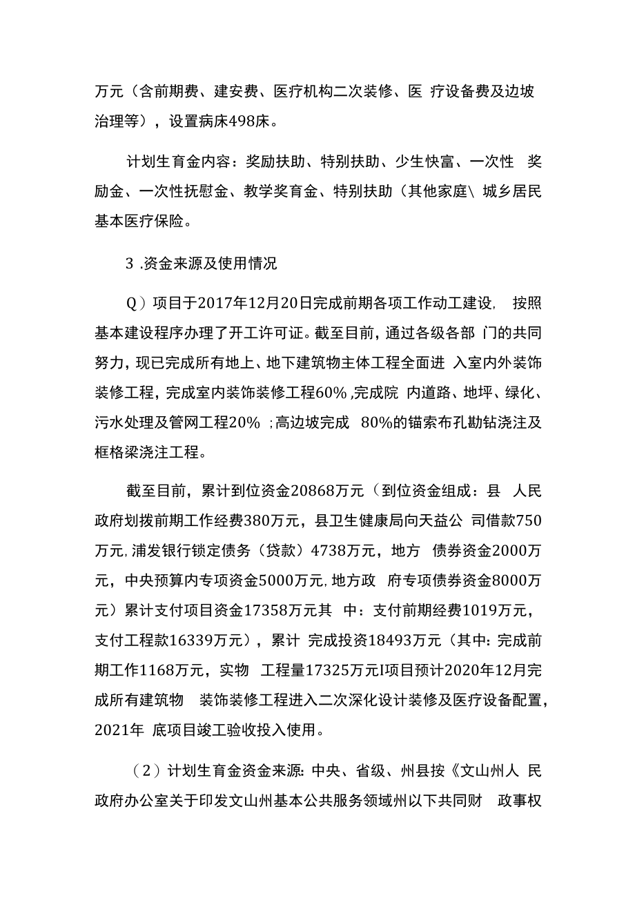 麻栗坡县卫生健康局项目支出绩效自评报告.docx_第2页