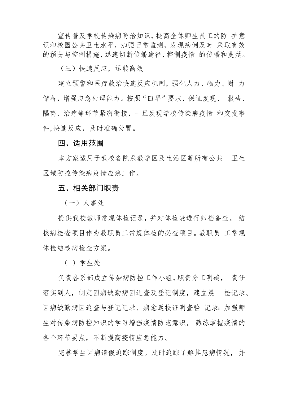 职业学院传染病防控工作方案.docx_第2页