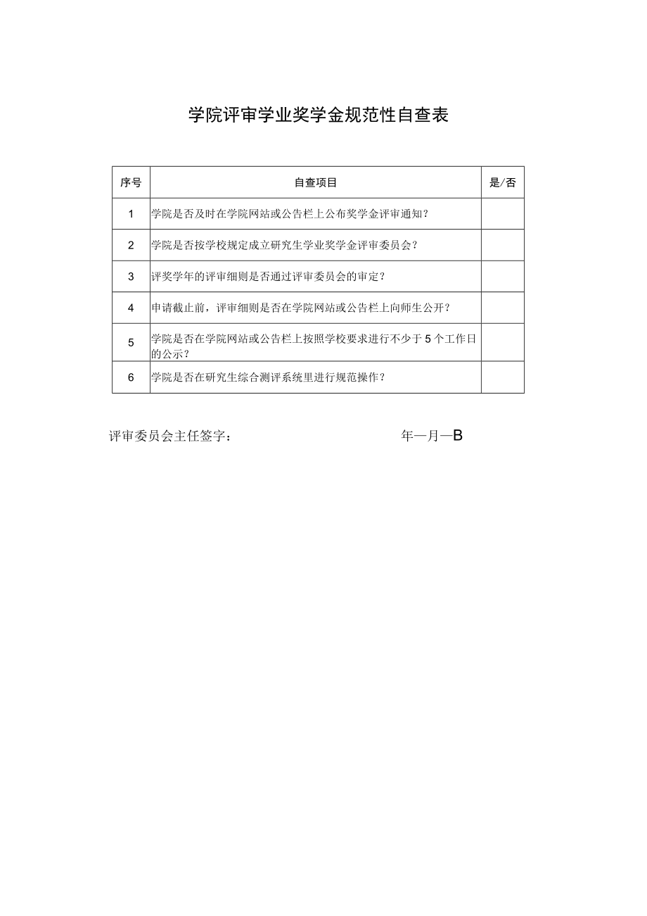 ________学院评审学业奖学金规范性自查表.docx_第1页