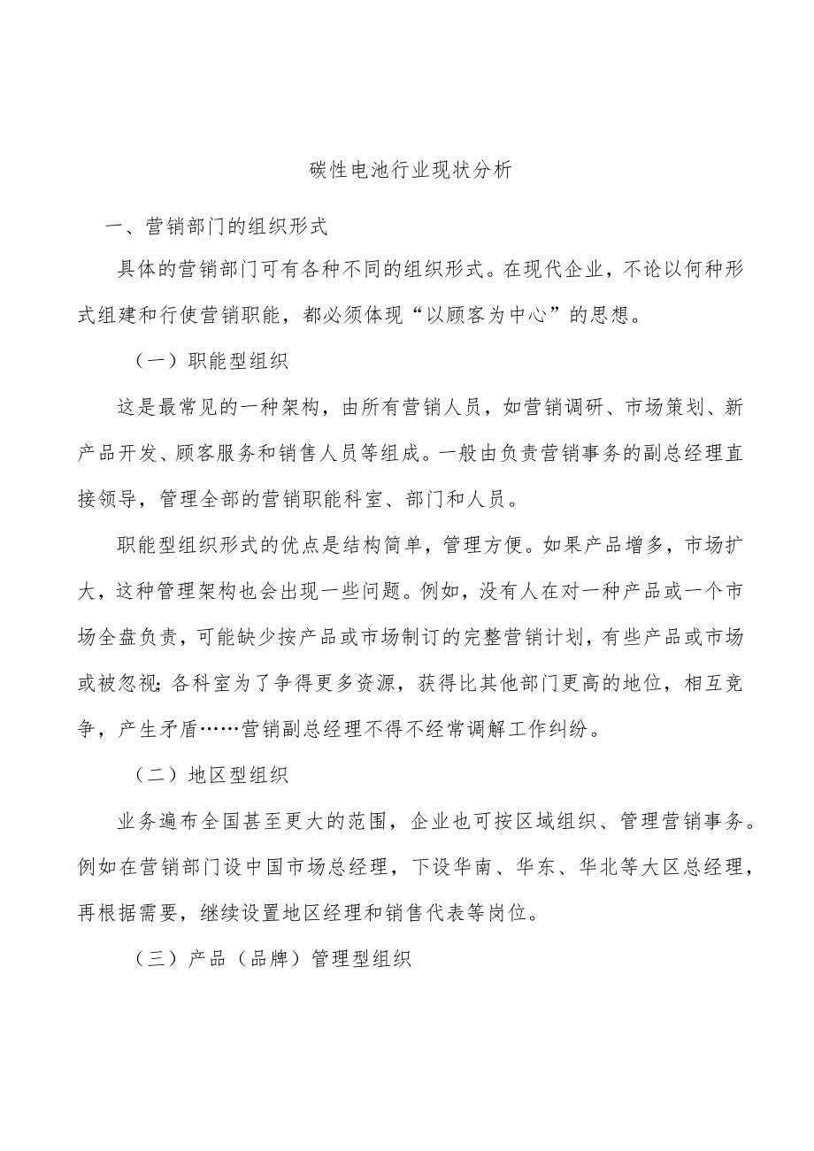 碳性电池行业现状分析.docx_第1页