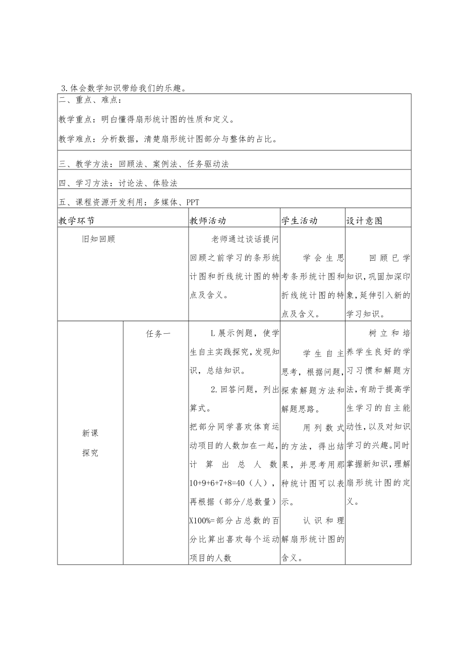 教学设计评选扇形统计图教学设计.docx_第2页