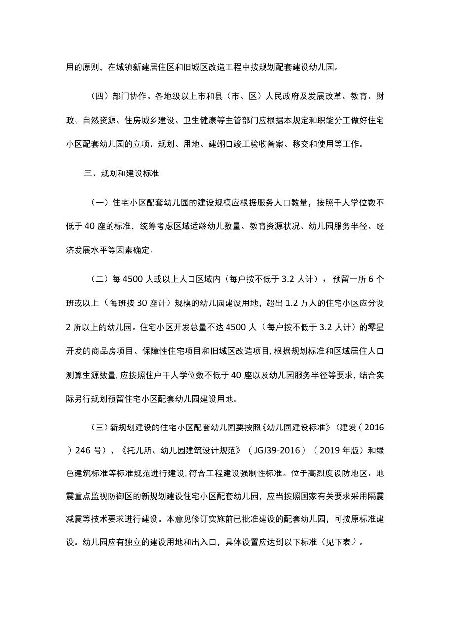 广东省加强住宅小区配套幼儿园建设和管理工作的指导意见-全文及解读.docx_第2页