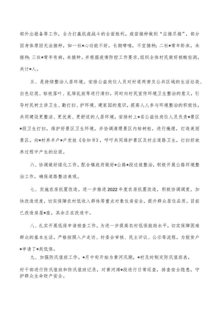 村2022年工作总结报告.docx_第2页