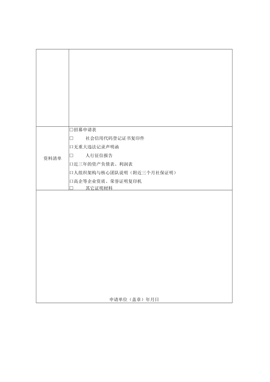 安徽省科技创新企业上市加速孵化中心企业招募申请表.docx_第2页