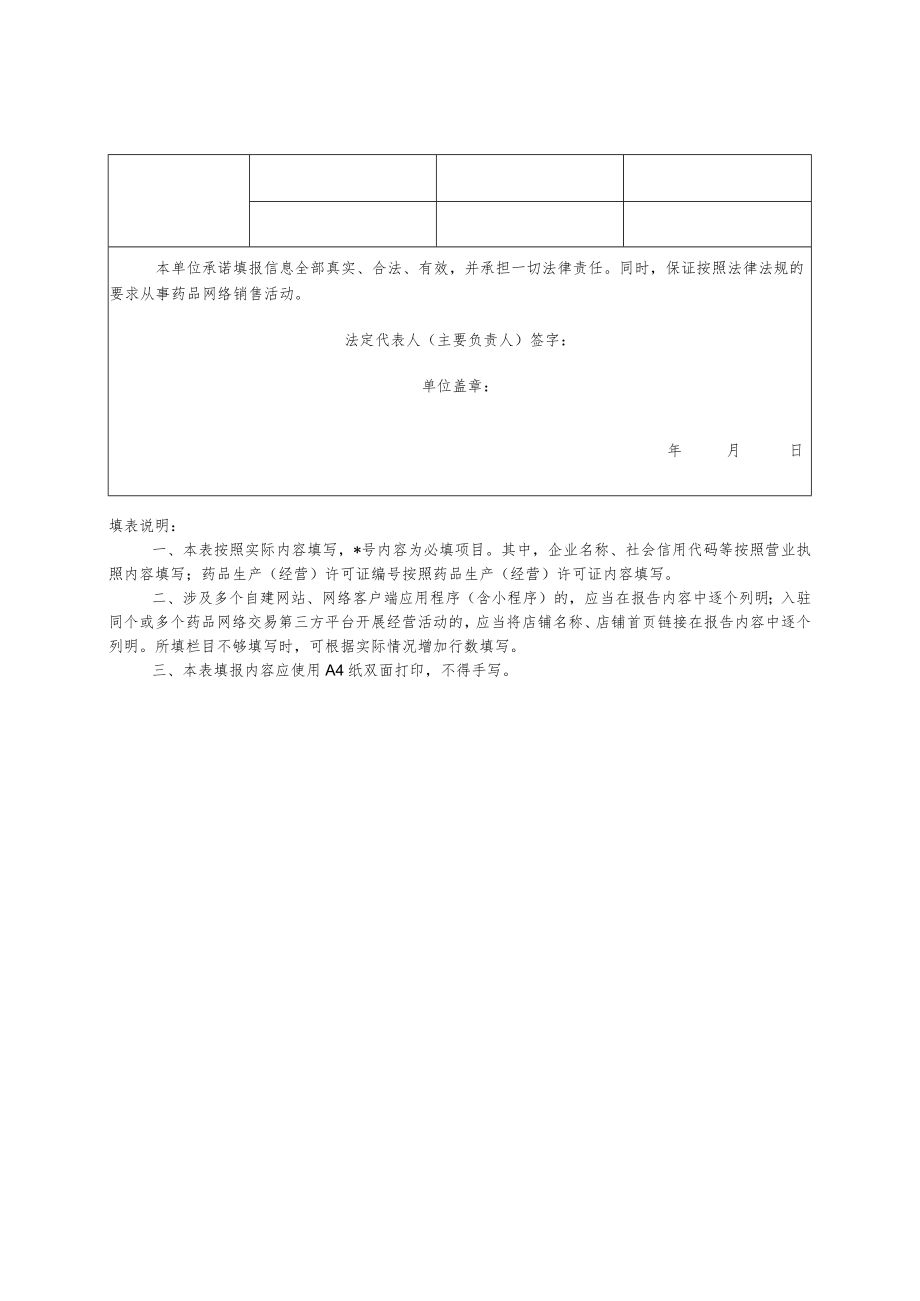 药品网络销售企业报告信息表.docx_第2页