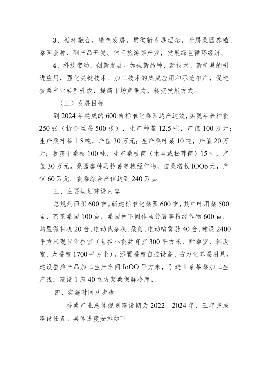 关于XX县XX镇XX村蚕桑产业发展规划的调研报告（20220922）.docx_第3页