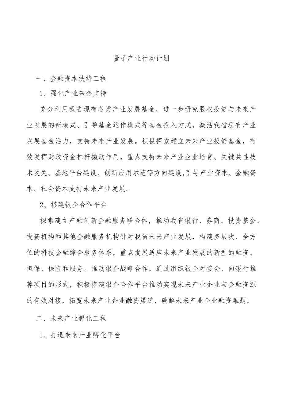 量子产业行动计划.docx_第1页