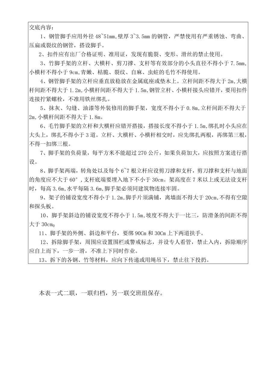 xxx建设集团有限公司xx项目部安全安全操作规程交底汇总.docx_第3页