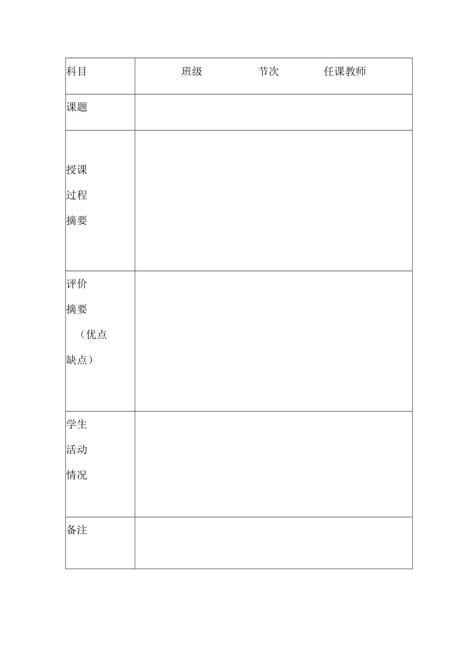 【新】幼儿园听课评课情况记录表.docx_第3页