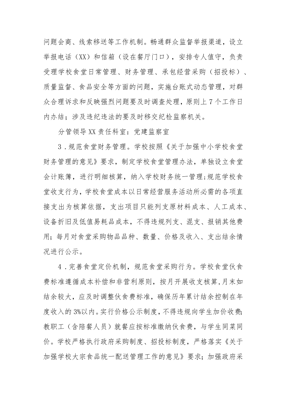 职业中专食堂管理专项整治工作领导小组和科室职责分工.docx_第2页