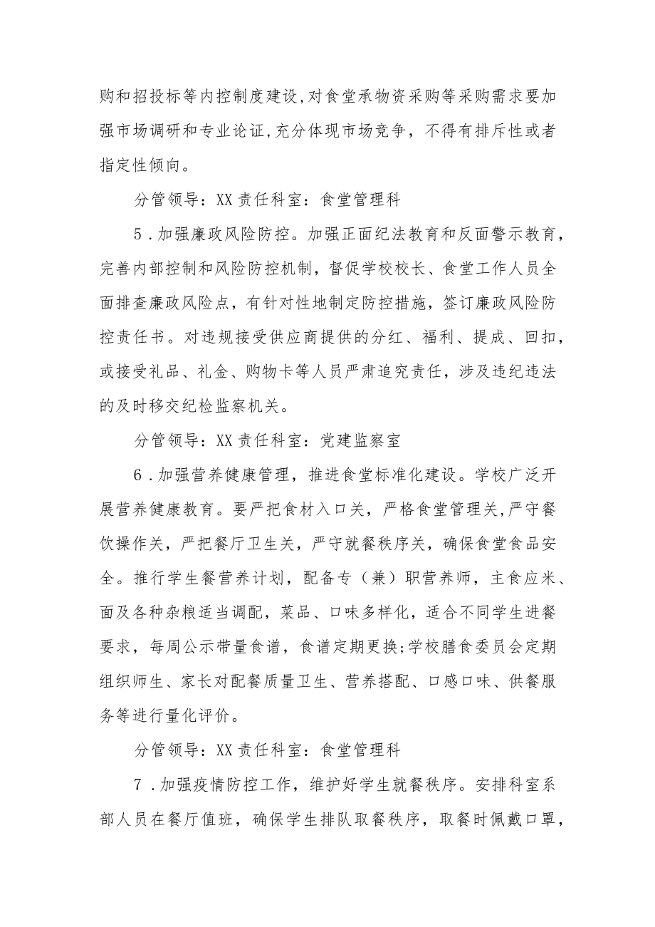 职业中专食堂管理专项整治工作领导小组和科室职责分工.docx_第3页