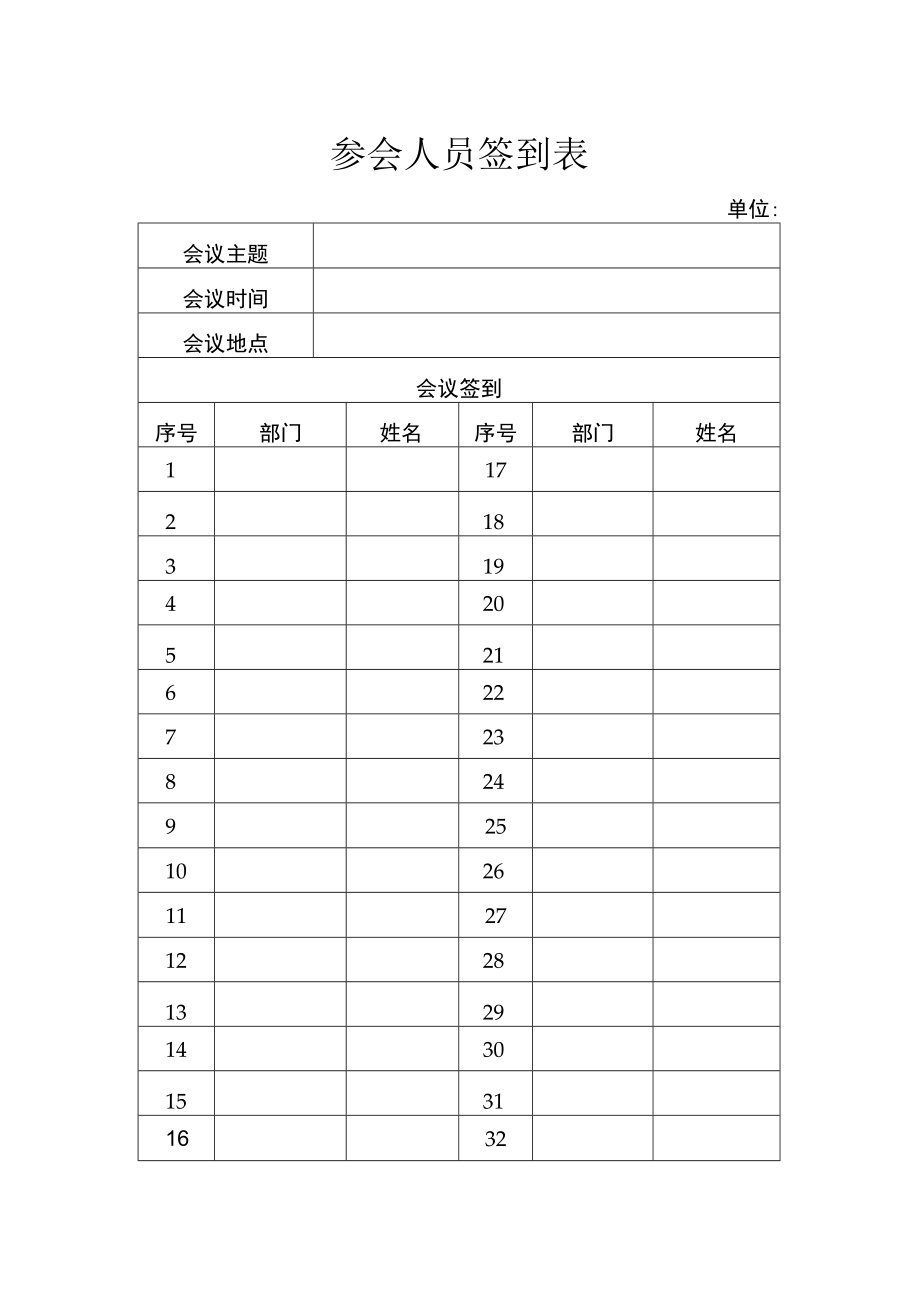 参会人员签到表.docx_第1页