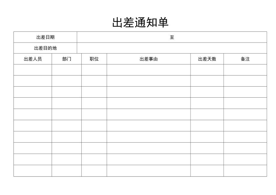 出差通知单.docx_第1页