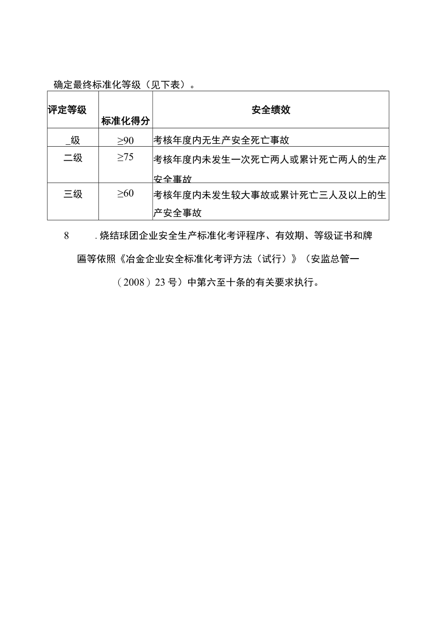 冶金企业安全标准化自评及打分(烧结球团) .docx_第2页