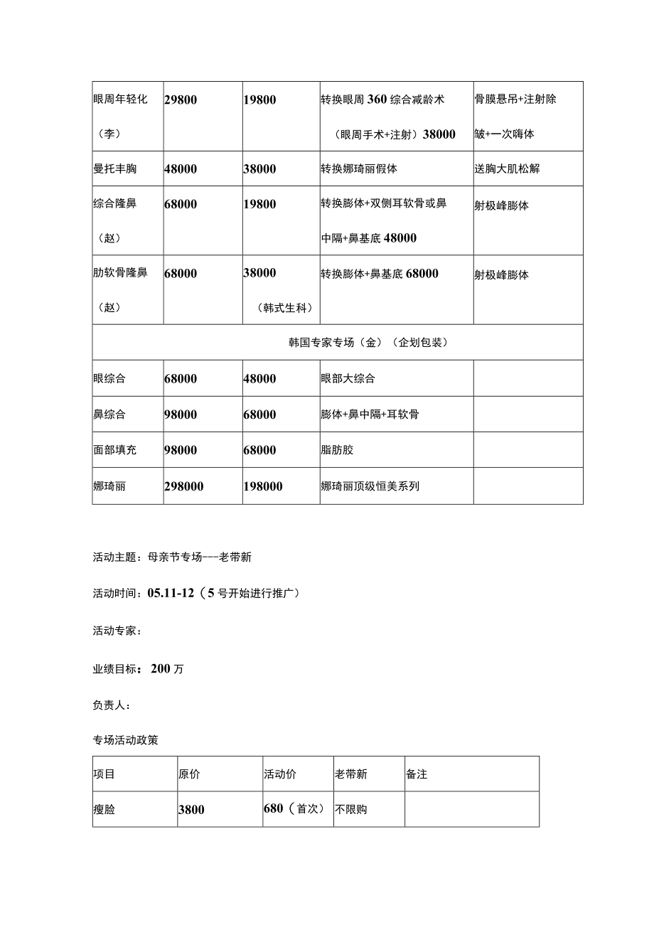 医美整形5月专场活动政策方案.docx_第2页