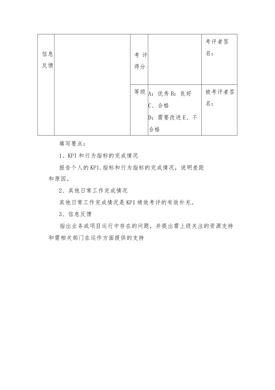 公司非管理类员工月度绩效考评表.docx_第3页