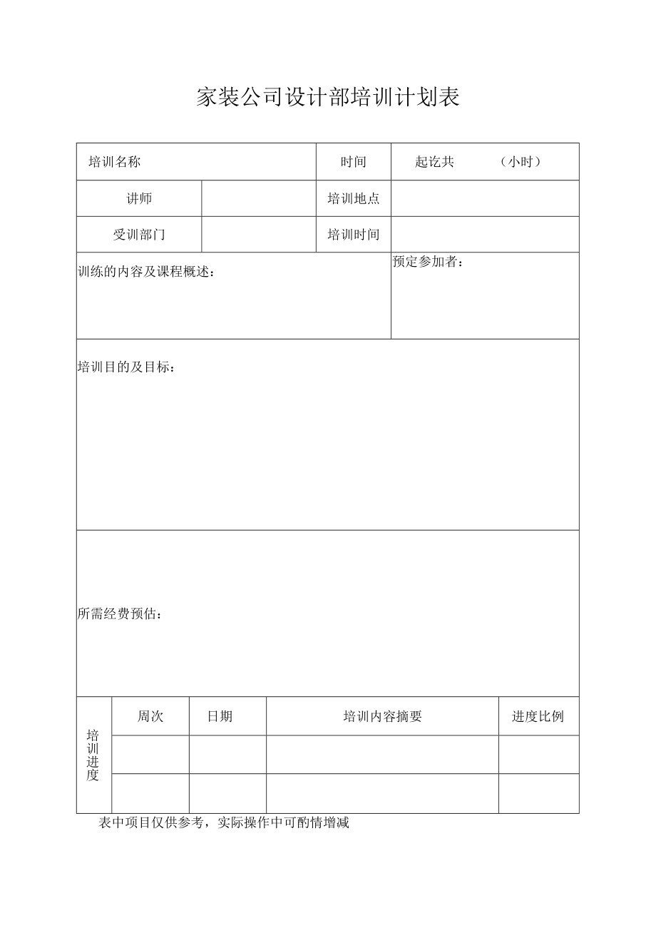 培训计划表.docx_第1页