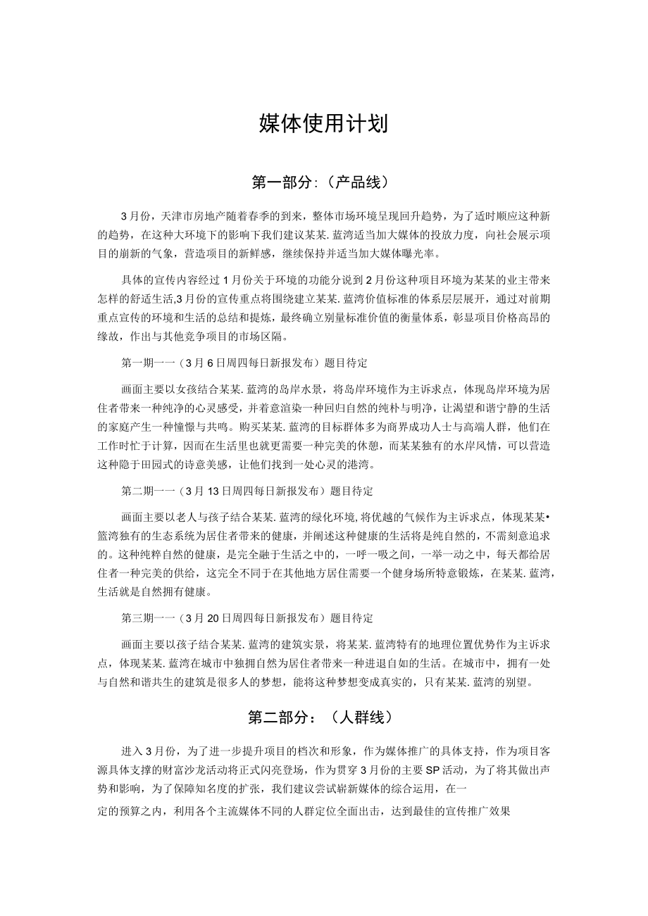 媒体使用计划.docx_第1页