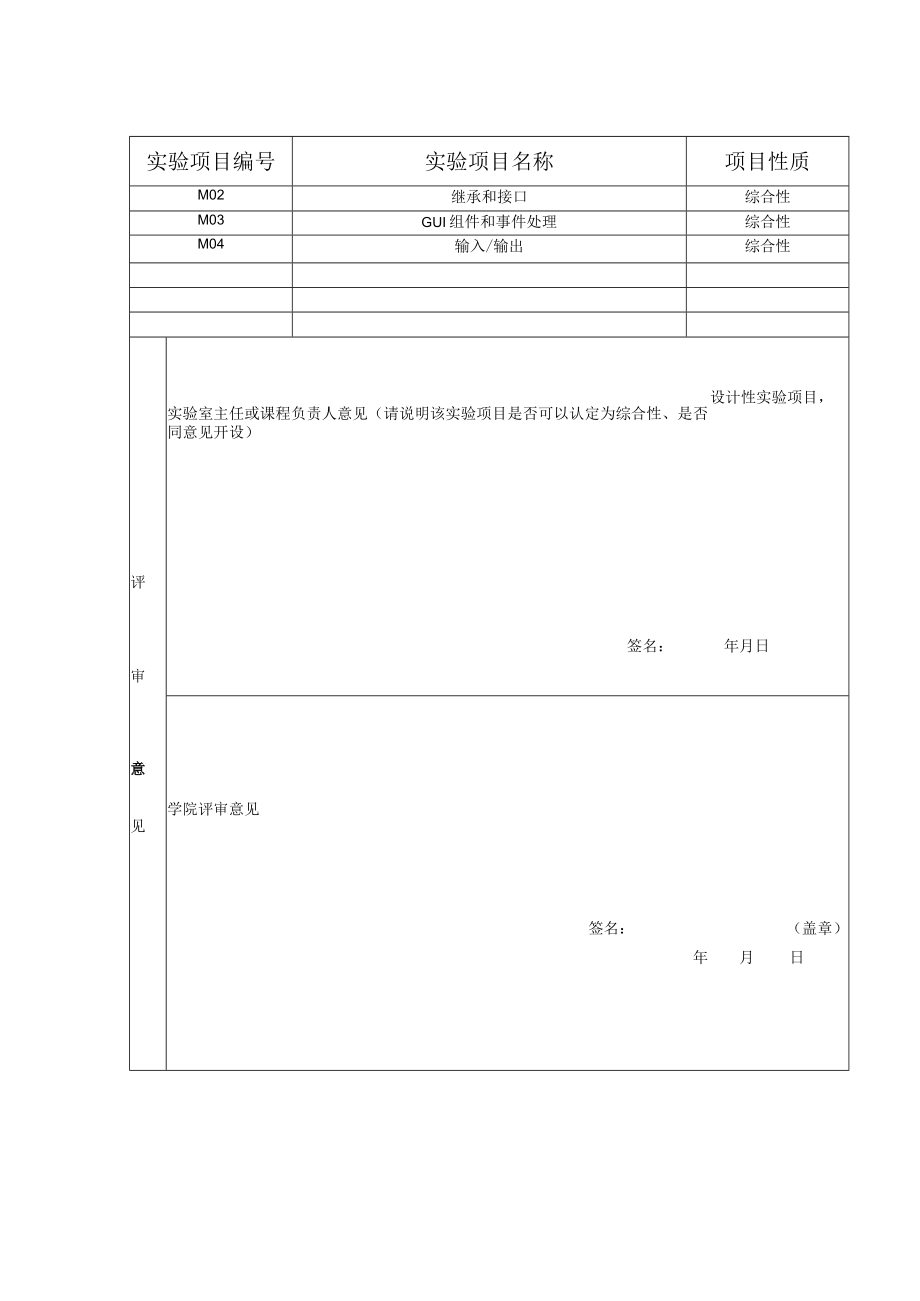 综合性、设计性实验项目审定表.docx_第2页