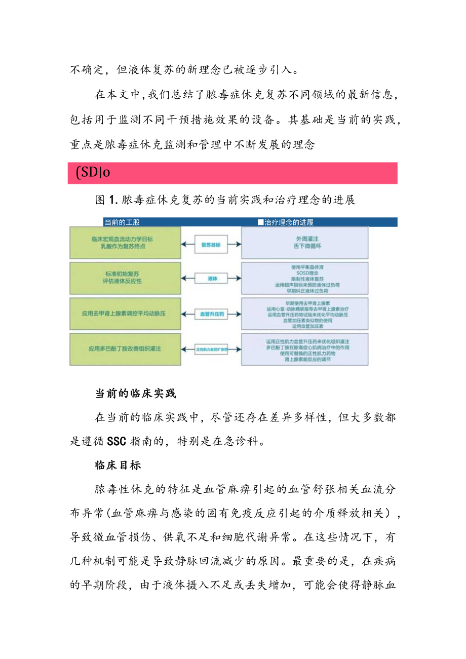 脓毒症休克复苏的当前实践和理念进展.docx_第2页