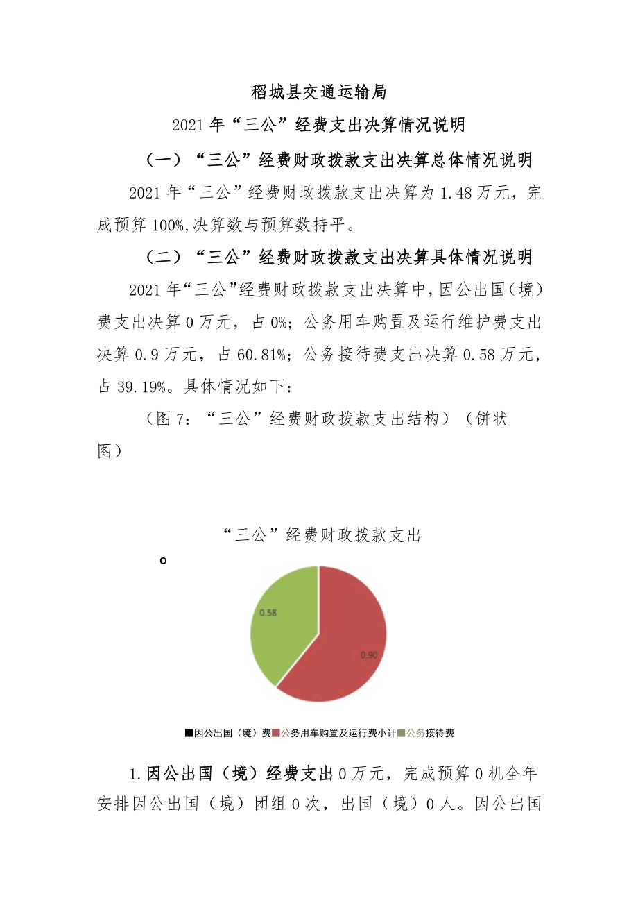 部门决算分析报告撰写提纲（部门参考使用）.docx_第1页