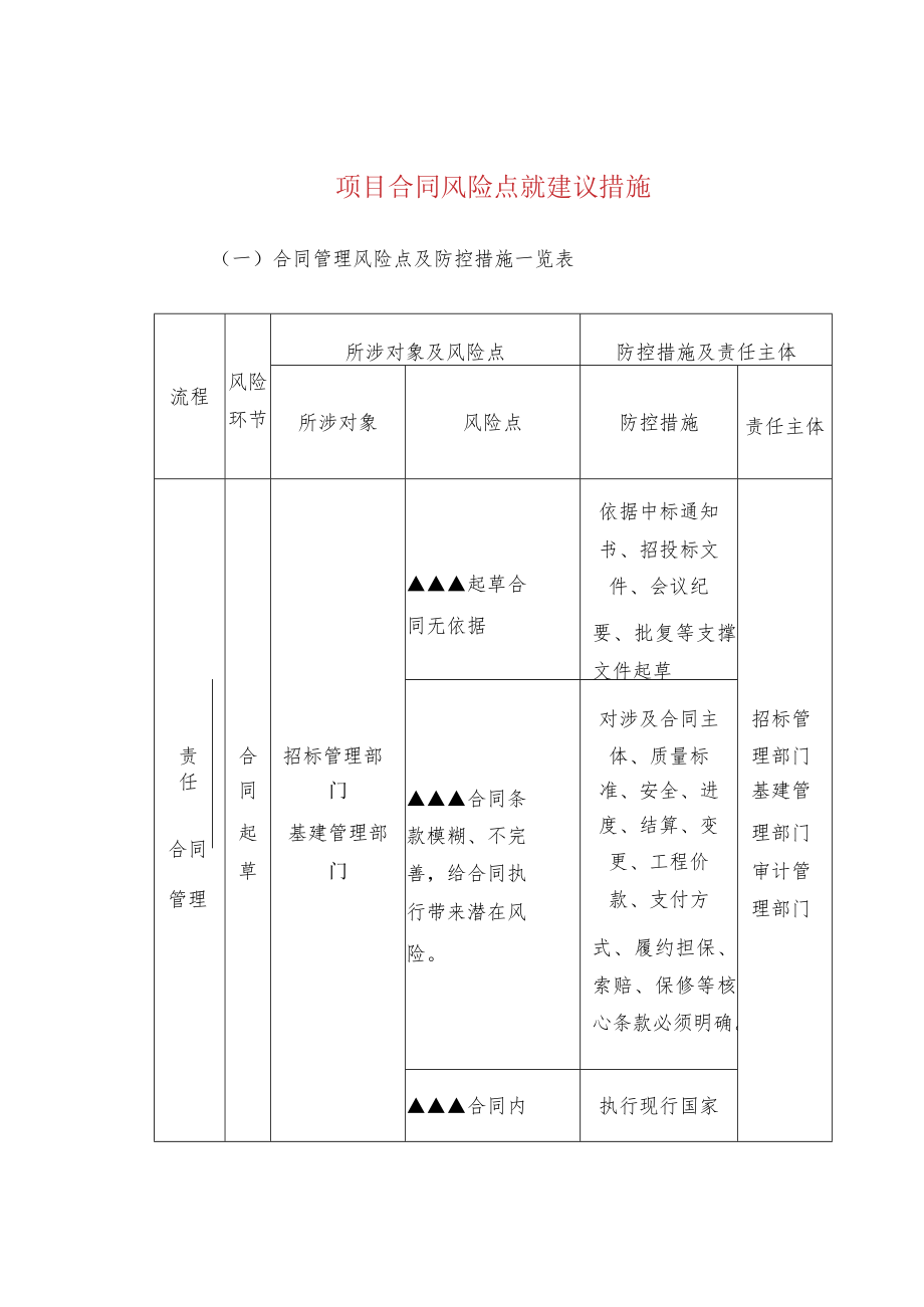 项目合同风险点就建议措施.docx_第1页