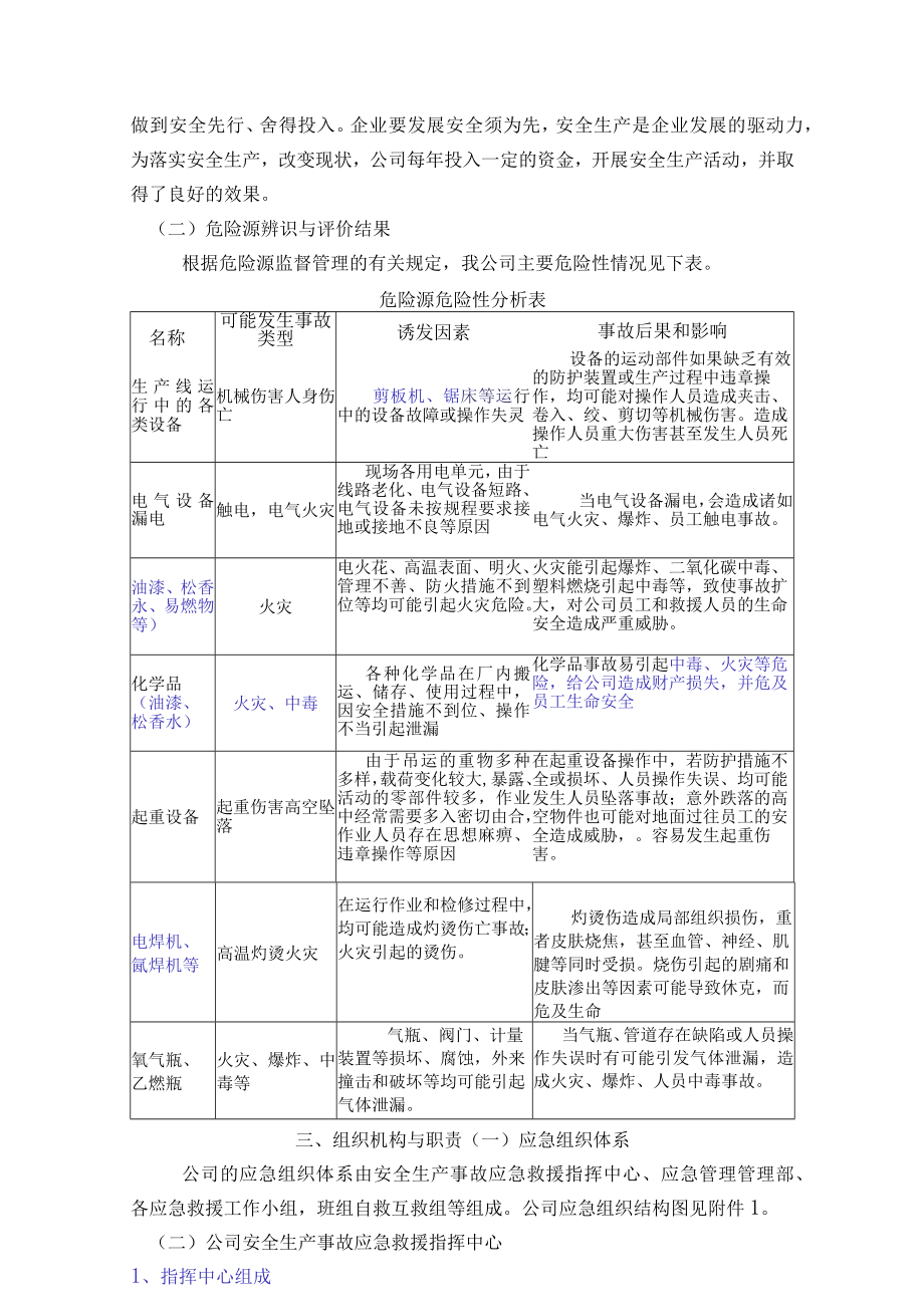 车床锯床机械加工公司生产区安全生产事故应急救援预案.docx_第2页