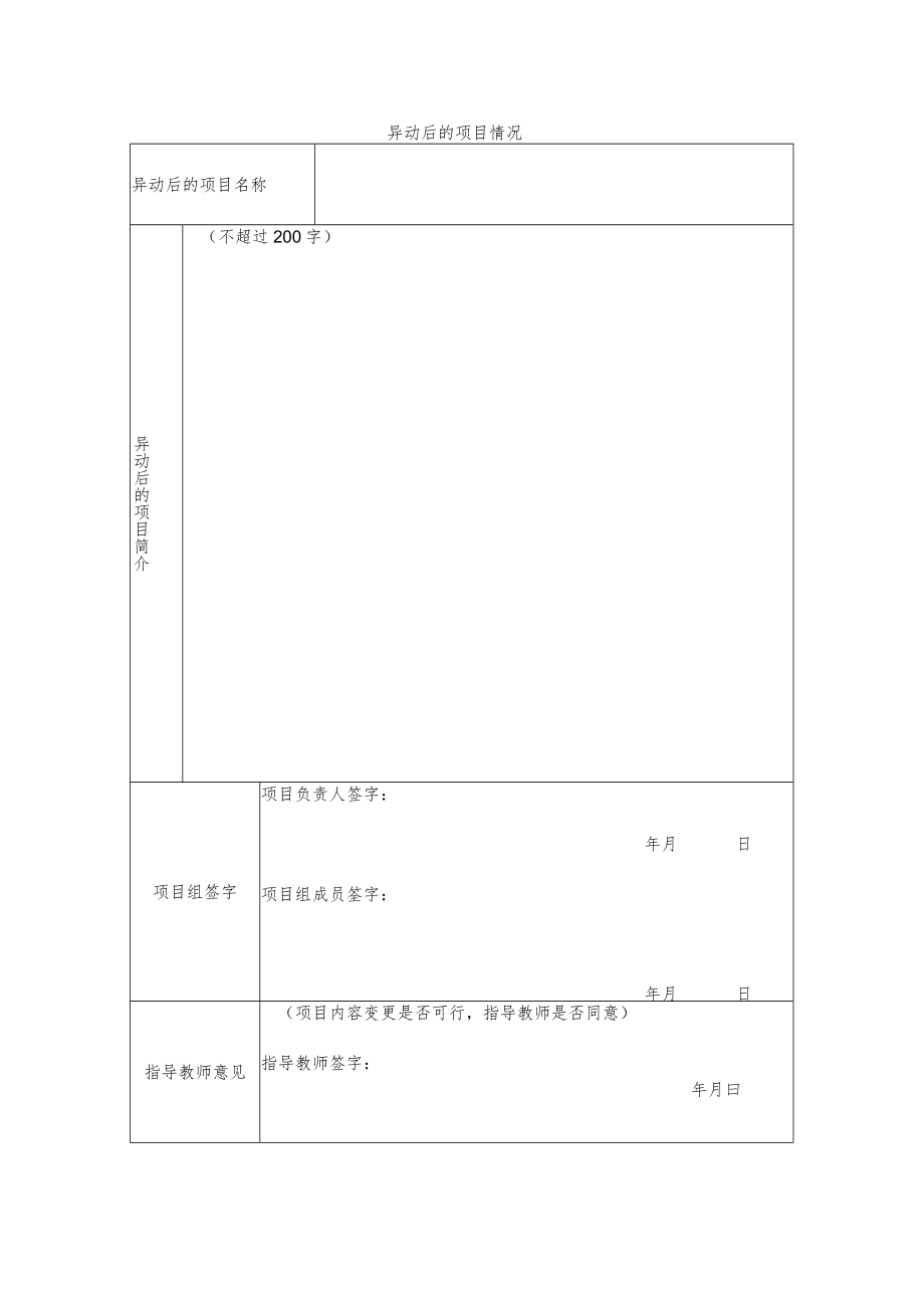 高校、大学创新创业训练计划项目异动申请表.docx_第3页