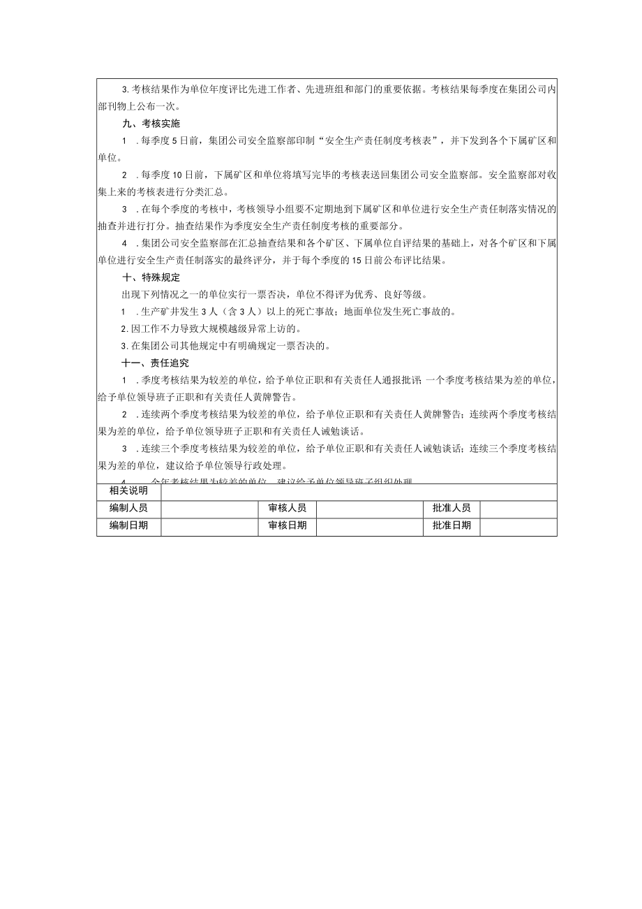 煤炭企业安全生产责任制KPI考核方案.docx_第2页