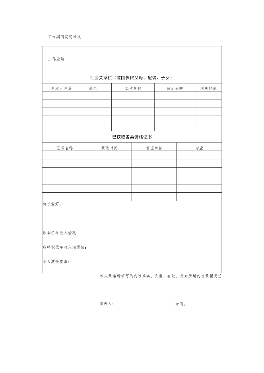 应聘人员登记表格.docx_第2页